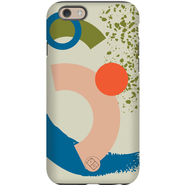 The Completist Memphis brush phone case