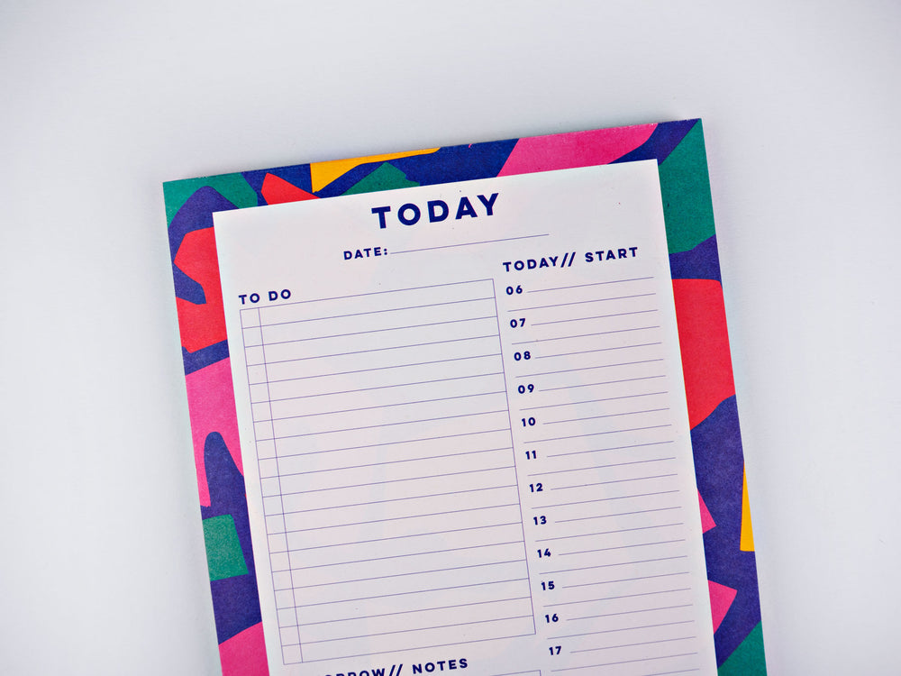 The Completist cut out daily planner pad