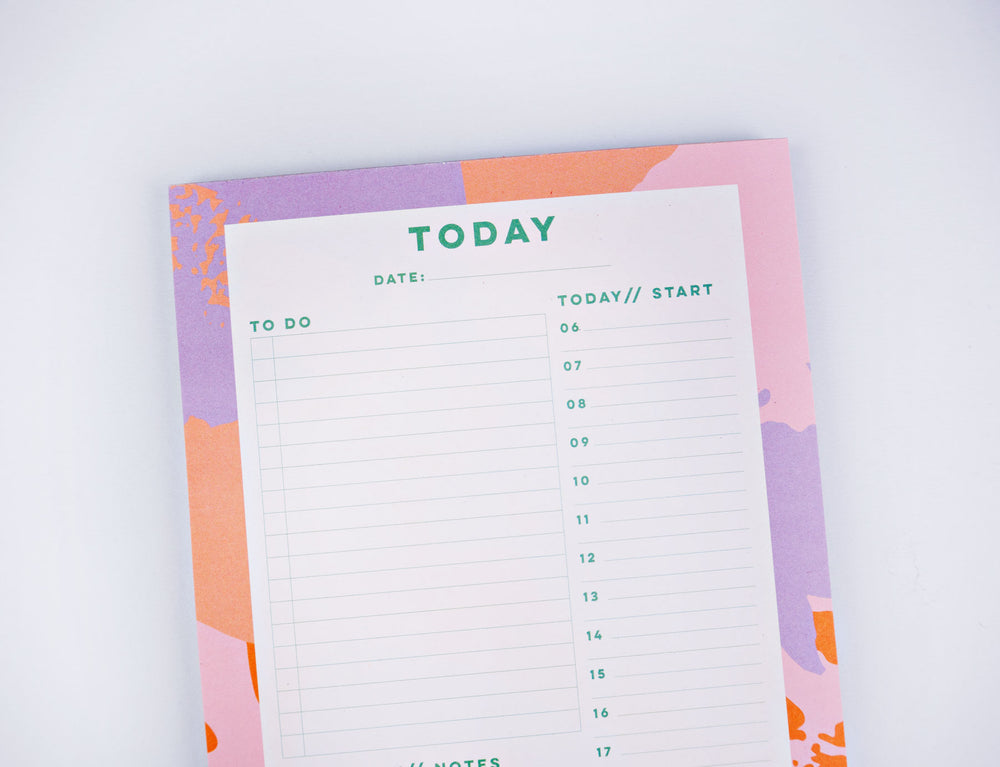The Completist palette knife daily planner notepad