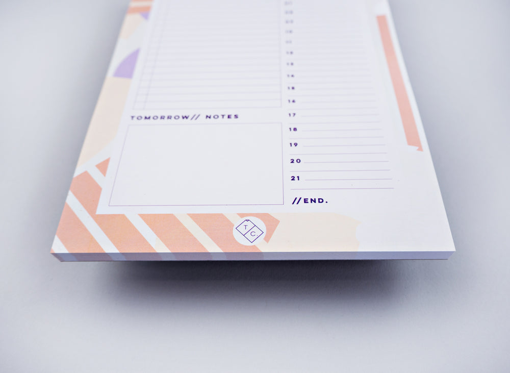 Spots + Stripes Daily Planner Pad
