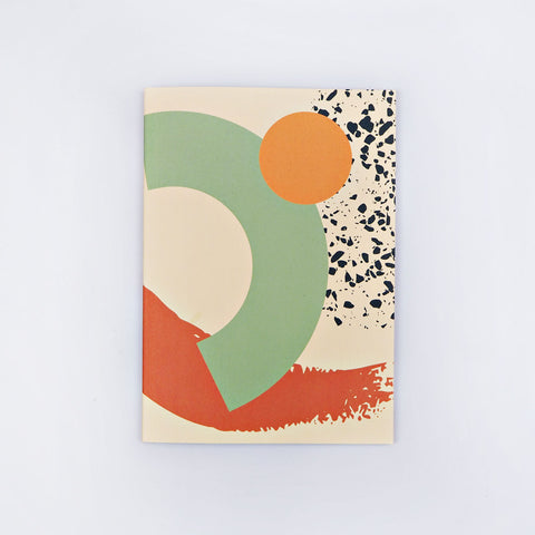 The Completist Memphis brush soft cover sketchbook