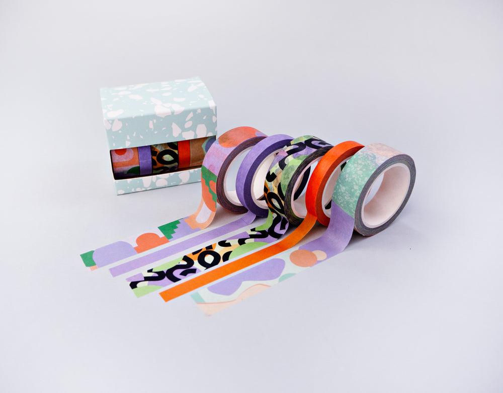 Pastel Cities Washi Tape Set