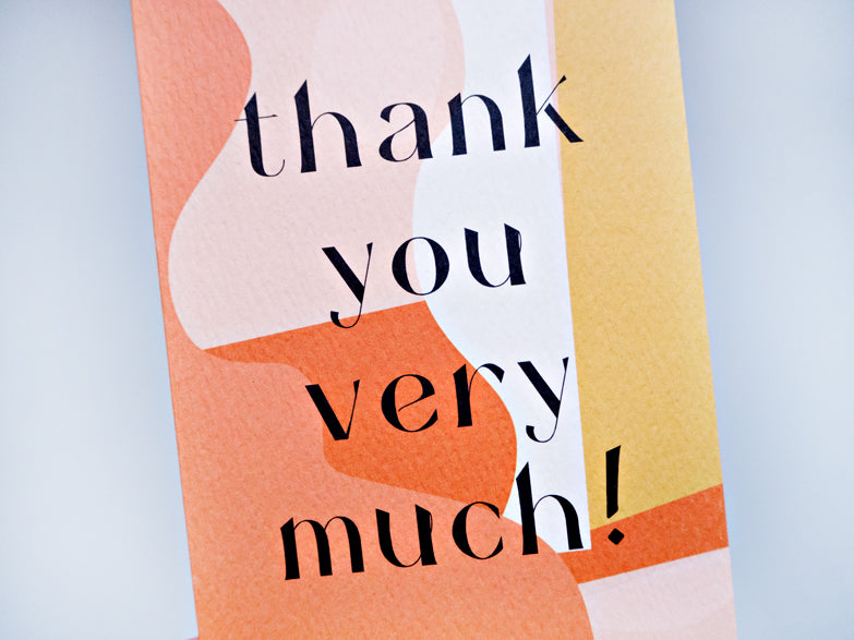 Barcelona Thank You Card