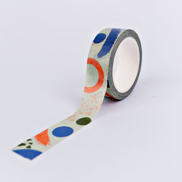 The Completist primary memphis brush washi tape