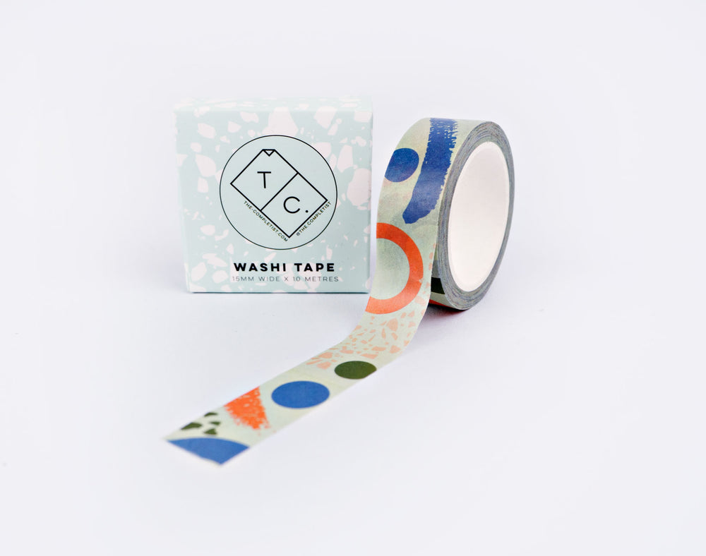 The Completist primary memphis brush washi tape