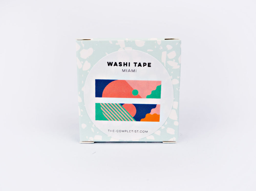 The Completist pink Miami washi tape