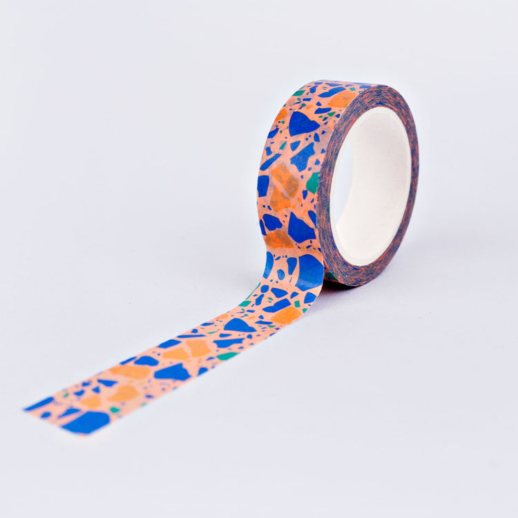 The Completist peach terrazzo washi tape