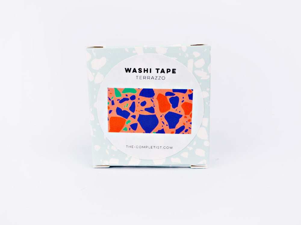 The Completist peach terrazzo washi tape