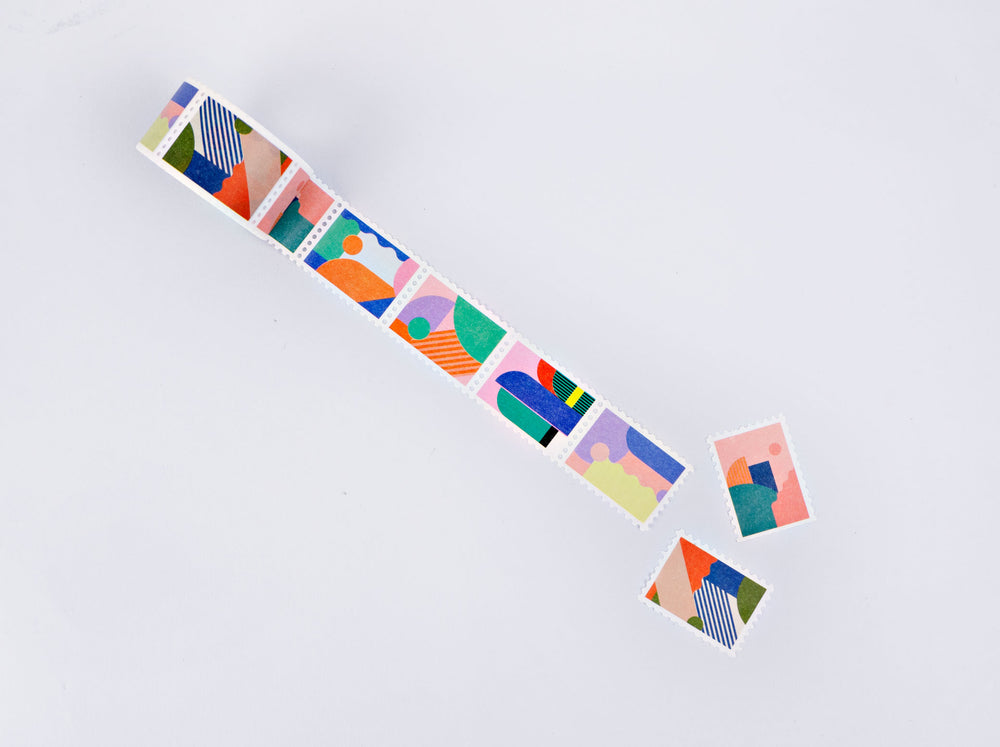 The Completist Miami mix stamp washi tape