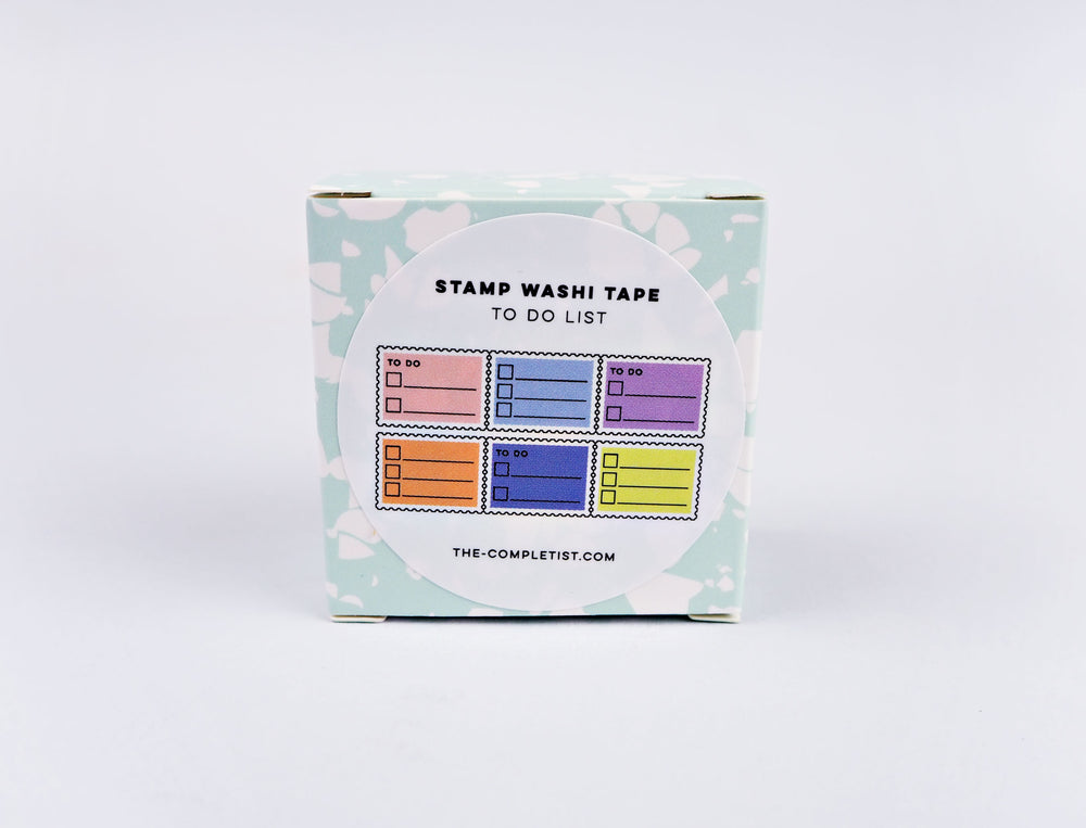 The Completist to do list pastel stamp washi tape