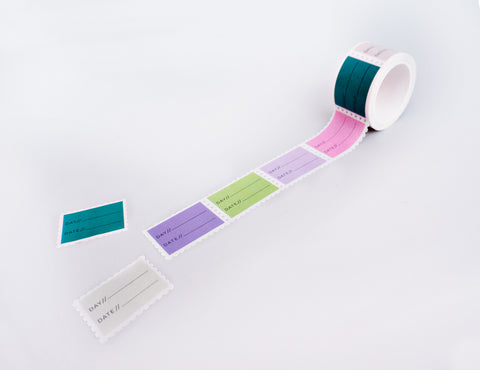 Day + Date Stamp Washi Tape