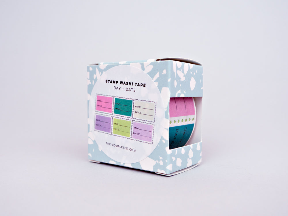 Day + Date Stamp Washi Tape