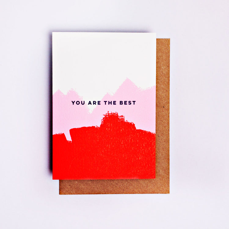 The Completist you are the best brushstroke card